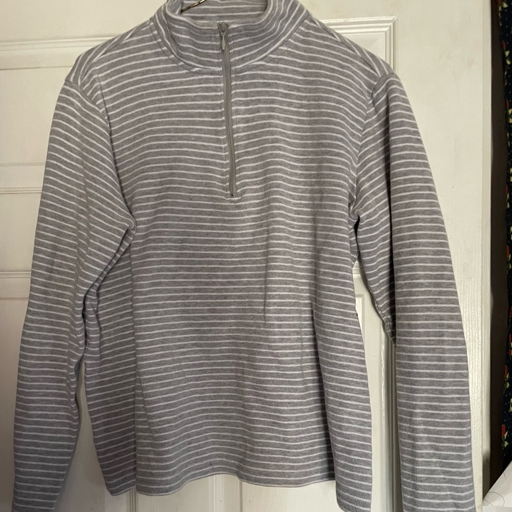 striped fleece